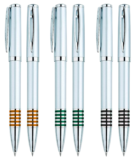 Bolígrafo Promocional "Fusion". Escritura Azul.