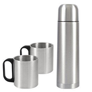 Set Termo + 2 Tazones